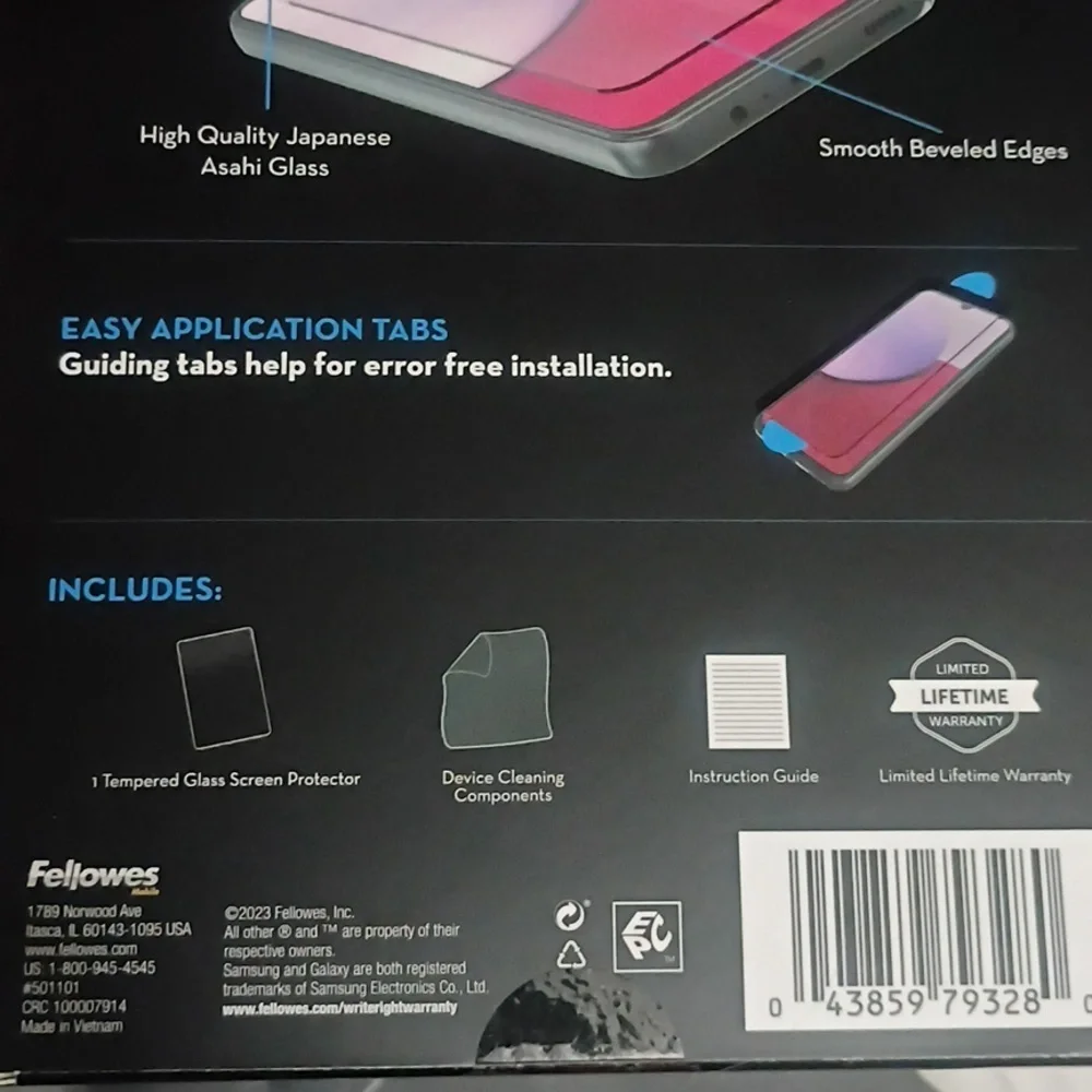 Tempered Glass Screen Protector for Samsung Galaxy A14 5G FREE Grip Stand New